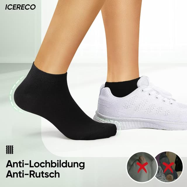 Detalle de Calze sportive IceReco 6 paia cotone