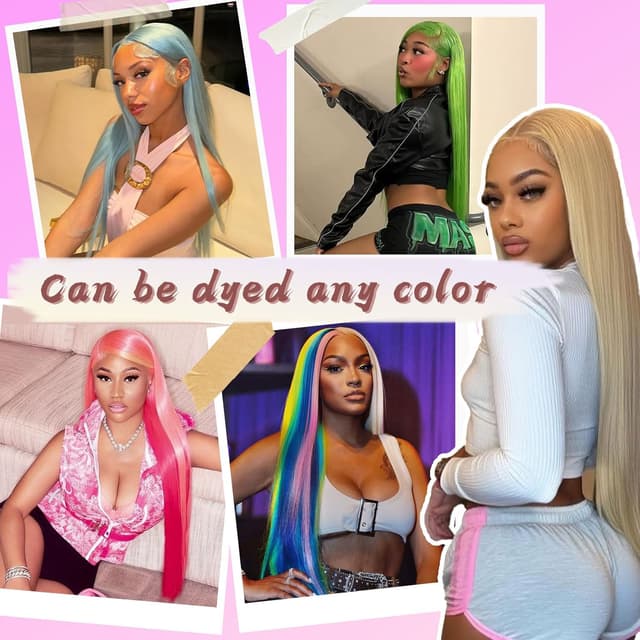 Thumbnail 6 de Bebeest 30 Inch 613 13x6 HD Lace Front Wig (Human Hair Straight, 200% Density)