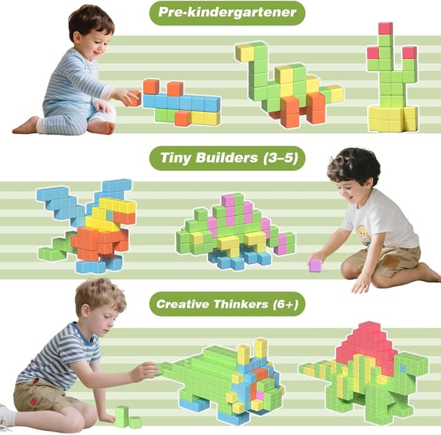 Detalle 2 de Apluses Magnetic Blocks 100 pcs 🧩