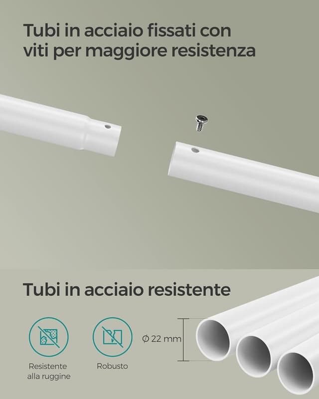 Thumbnail 6 de SONGMICS HSR152W01 doppio appendiabiti 98,5 cm