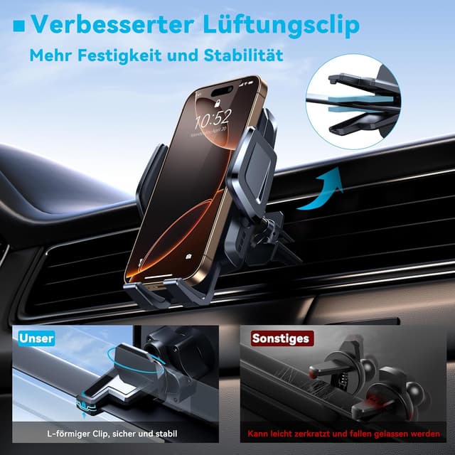 Detalle de TECKNET Handyhalterung 2-in-1 mit 360°