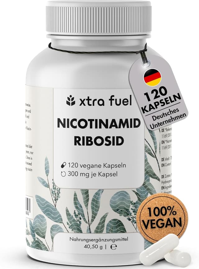 Detalle de Nicotinamid Ribosid NAD+ Vorstufe 300 mg Kapseln
