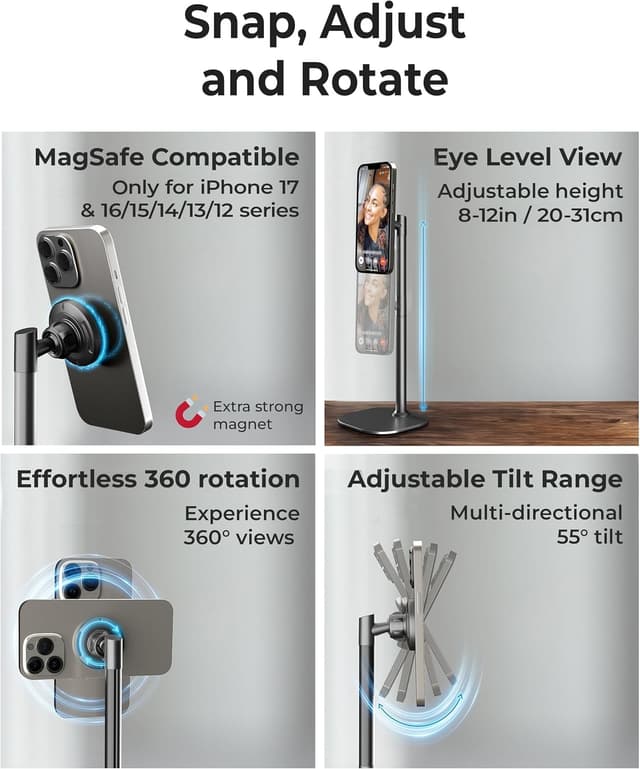 Thumbnail 2 de COOPER MagStand Adjustable MagSafe iPhone Stand