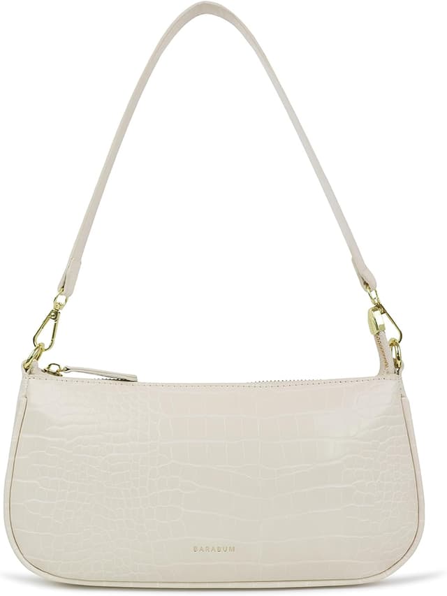 Detalle 2 de Barabum Retro Classic Clutch-Shoulder Tote Handbag with Zipper Closure