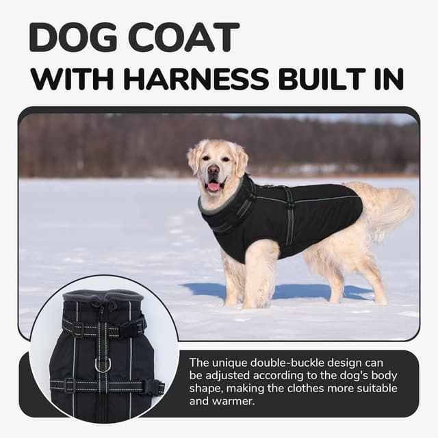 Thumbnail 4 de Lelepet Small Dog Coat With Harness