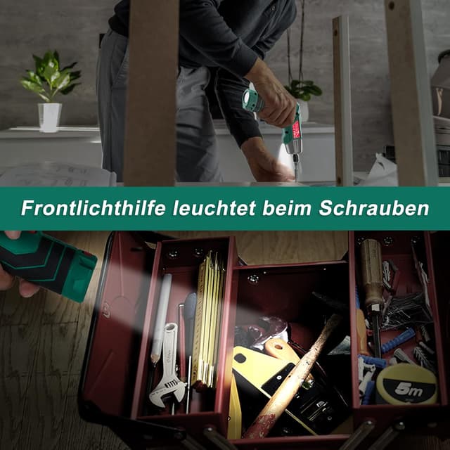 Thumbnail 6 de HYCHIKA Akkuschrauber 6 Nm 2000 mAh