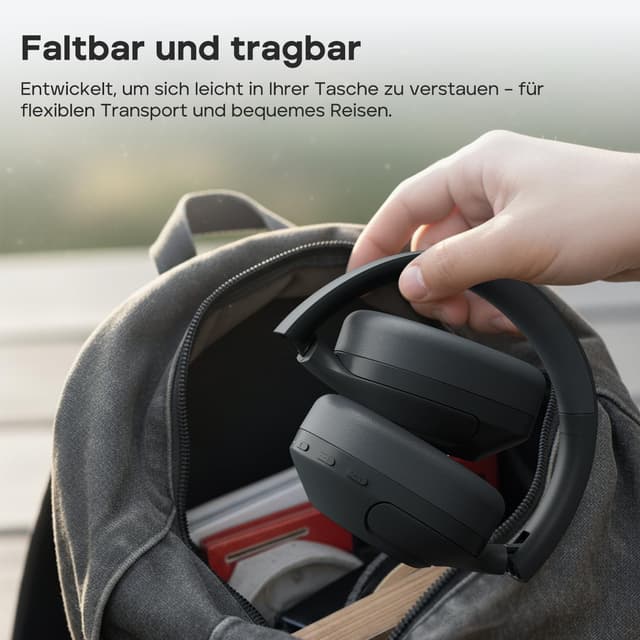 Thumbnail 6 de Tribit QuietPlus 81 Over‑Ear Kopfhörer 110 Std. 📧