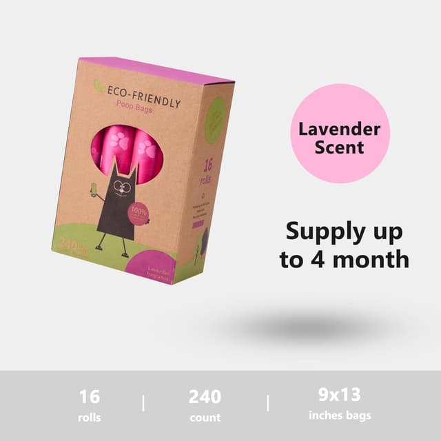 Thumbnail 4 de Nineaccy Biodegradable Dog Poo Bags 240