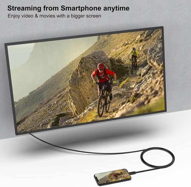 Detalle de BENFEI Cavo USB-C a VGA 1,8 metri con compatibilità Thunderbolt 3/4