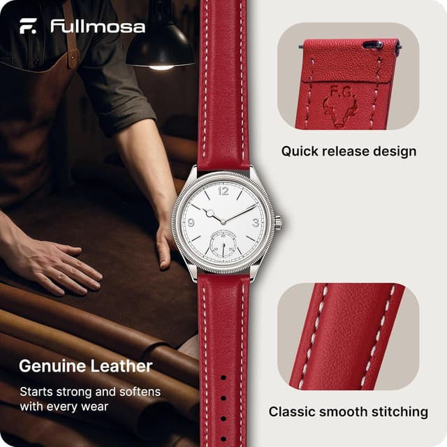 Thumbnail 3 de Fullmosa Cinturino Pelle 20mm per Orologio