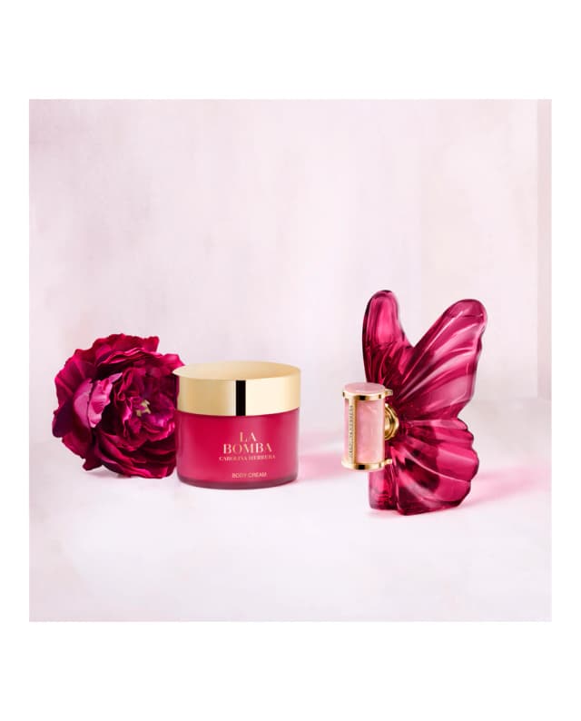 Detalle de Carolina Herrera La Bomba Crema Corporal, hidratación con aroma envolvente (200 ml)