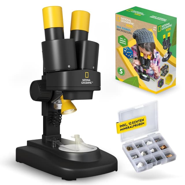 Detalle de National Geographic Stereo 3D Mikroskop 20x