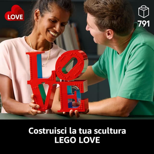 Thumbnail 1 de LEGO Art LOVE 31214 modellino da collezione 🎨