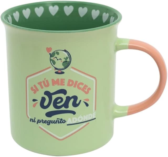 Imagen de Mr.Wonderful Taza "Si tú me dices ven" ☕ 12x15.5x18.5 en OfertitasTOP