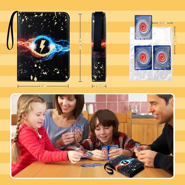 Detalle de Jravkfi 400-Pocket Trading Card Binder