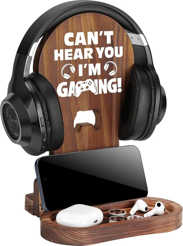 Imagen de Slothoem Wooden Headset Stand for Gamers en OfertitasTOP