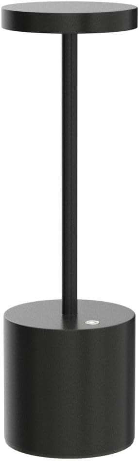 Detalle de TBBGA TBBGA LED Cordless Table Lamps Set of 2 (Black) — portable rechargeable table lamps with stepless dimming