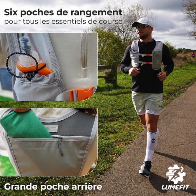 Thumbnail 4 de LUMEFIT Gilet Running 255 g