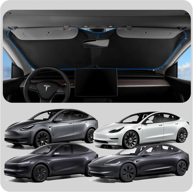 Detalle de Spigen Tesla Model Y Juniper Parasole CryoShade