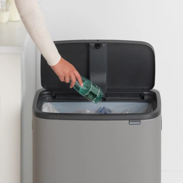 Thumbnail 6 de Brabantia Bo Touch Bin 60 L Mineral Concrete Grey 🗑