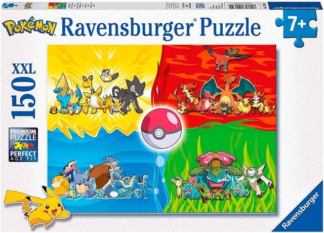 Detalle 2 de Ravensburger Puzzle Pokémon 150 piezas, 49×36 cm 🧩
