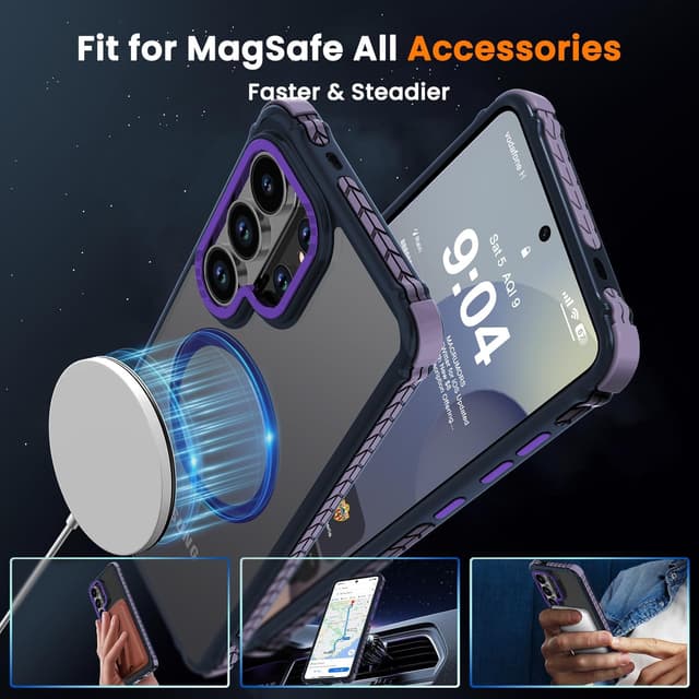 Thumbnail 4 de DEERLAMN Strong Magnetic Case for Samsung S26 Ultra 6.9-inch
