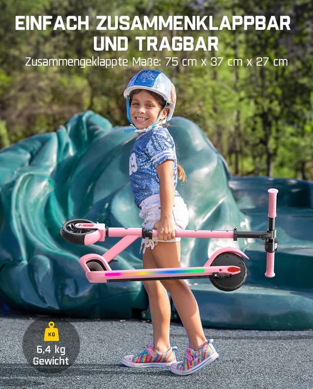 Detalle 2 de FanttikRide C9 Pro Kinder-Elektroroller 8 km Reichweite