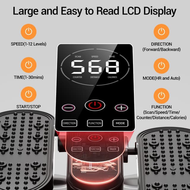 Detalle de Under Desk Elliptical Machine ⚙