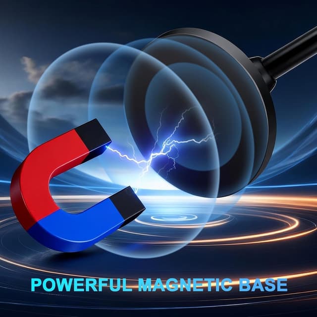 Thumbnail 6 de Indoor TV Antenna for Smart TV with Amplifier, Long-Range HD Reception (4K/1080p) – Orange