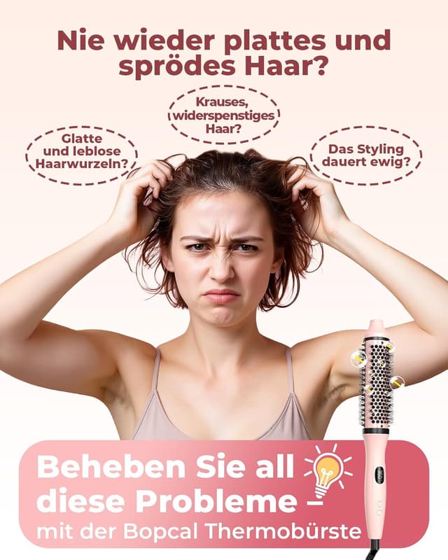 Thumbnail 1 de Bopcal Thermal Brush 3 in 1 Thermobürste 12 cm