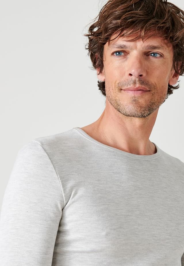 Detalle 2 de Damart T‑shirt homme col rond manches longues Thermolactyl degré 3