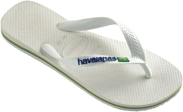 Detalle de Havaianas Brasil Logo : tongs unisex confortables et semelle antidérapante