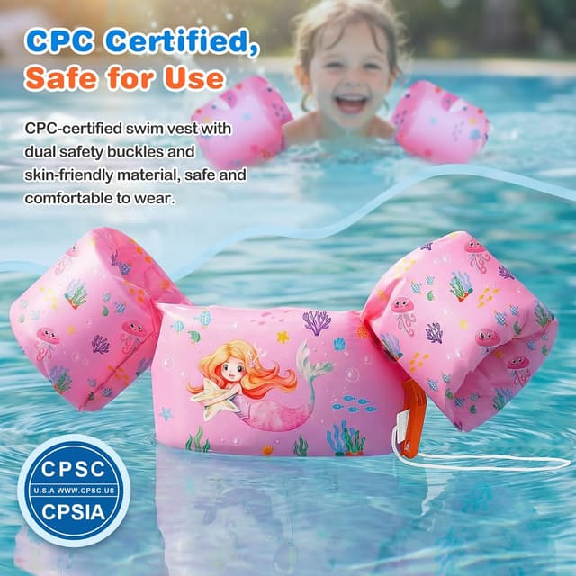 Thumbnail 1 de MoKo Swim Arm Band Pink Mermaid