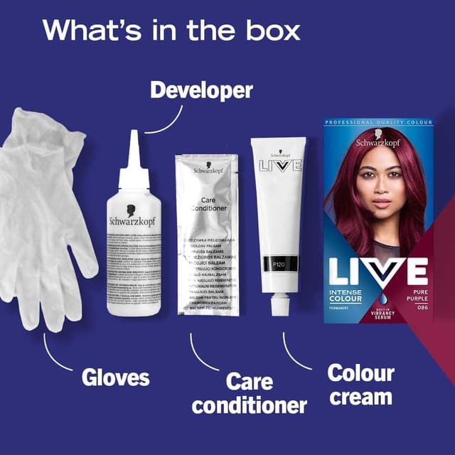 Thumbnail 4 de Schwarzkopf LIVE Intense Colour Pure Purple 086 🎨