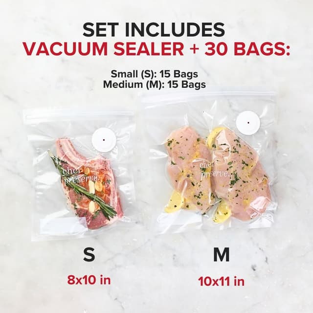 Thumbnail 3 de Chef Preserve Compact Vacuum Sealer 1000 bags 🔌