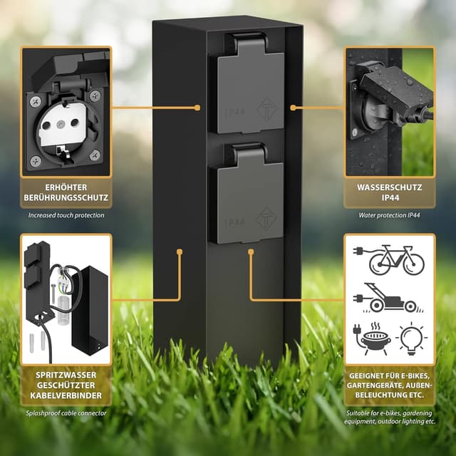 Thumbnail 1 de presa da giardino POMI 2 vie 23cm