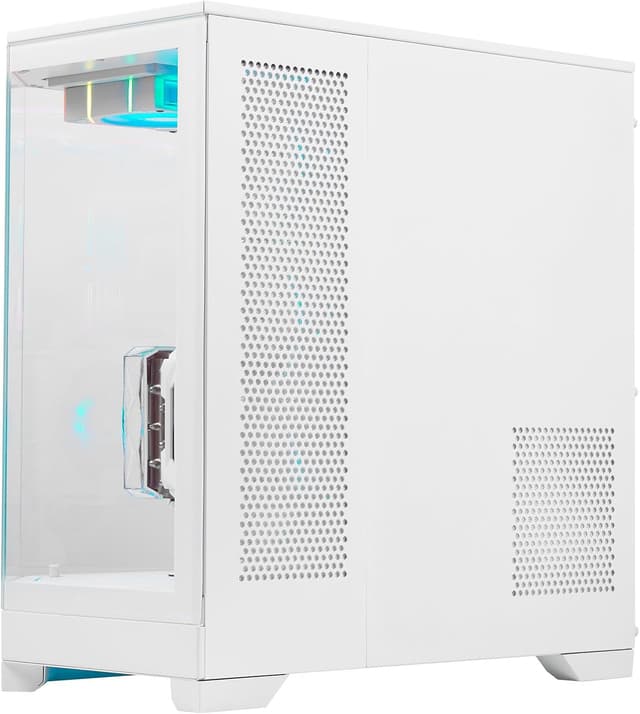 Detalle 2 de Abysm Gaming Danube SAVA H600 : boîtier PC gamer E-ATX à 3 panneaux en verre trempé et 4 ventilateurs ARGB 120 mm