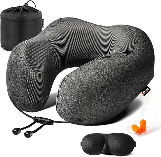 Detalle de MLVOC Memory Foam Neck Pillow for Travel