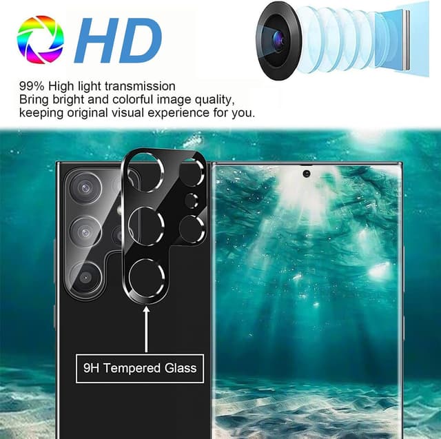 Thumbnail 6 de Arshek Galaxy S23 Ultra Privacy Screen Protector 4-Pack