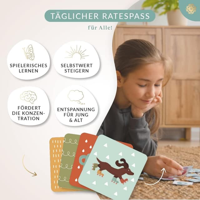 Thumbnail 5 de LEBENSKOMPASS Memo Spiel 48 Karten