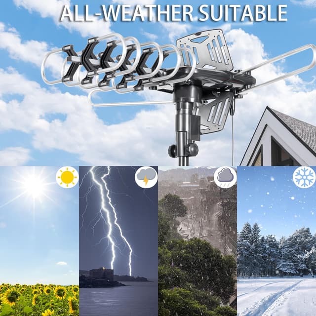 Thumbnail 6 de BEFORE Amplified Outdoor TV Antenna 150 Miles