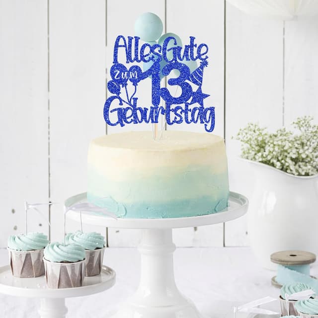 Thumbnail 2 de SYKYCTCY Tortendeko 13. Geburtstag mit 13