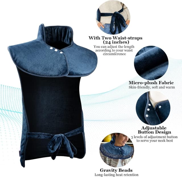 Thumbnail 4 de Olycism Termoforo Elettrico 60x100 cm per Schiena e Collo