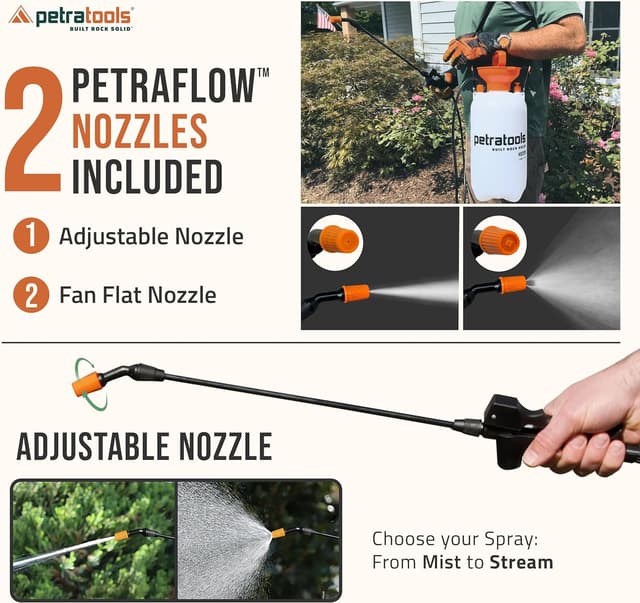 Detalle de Petra HD201 2 Gallon pump sprayer for weeds