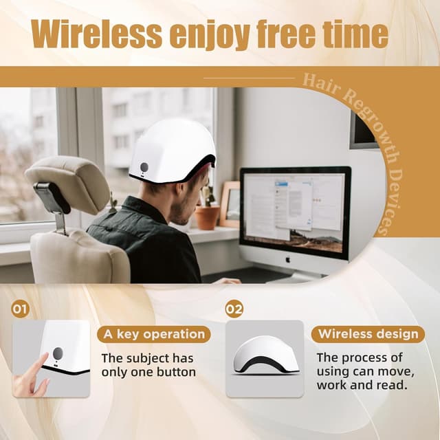 Thumbnail 5 de Red Light Therapy Laser Cap 162 Diodes