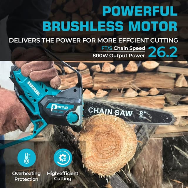 Thumbnail 1 de Makita 18V 8-Zoll Kettensäge