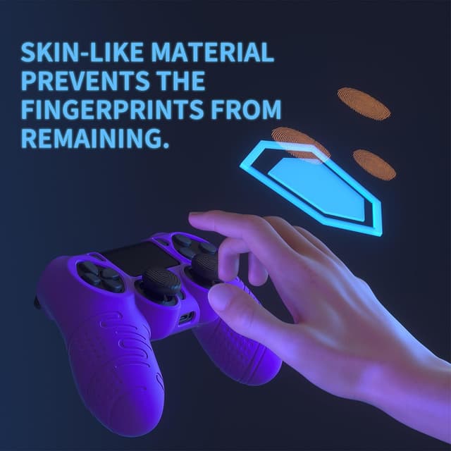 Detalle 2 de PlayVital Silicone Cover for PS4 controller