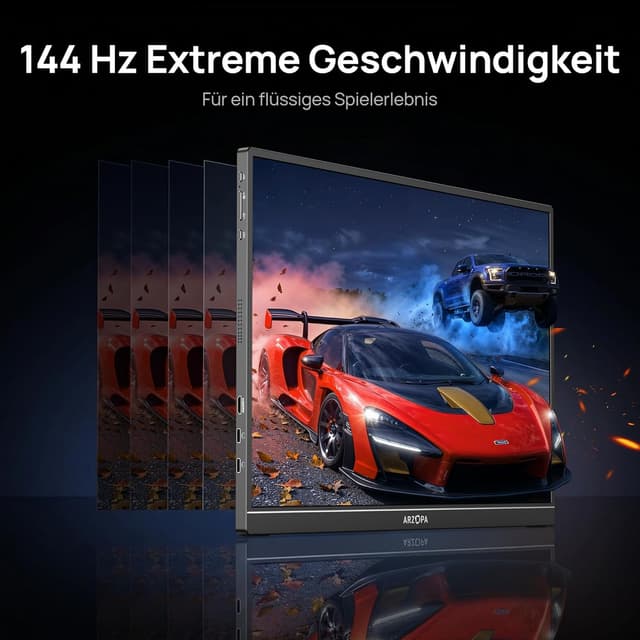 Detalle de ARZOPA 16,1'' 144 Hz tragbarer Monitor
