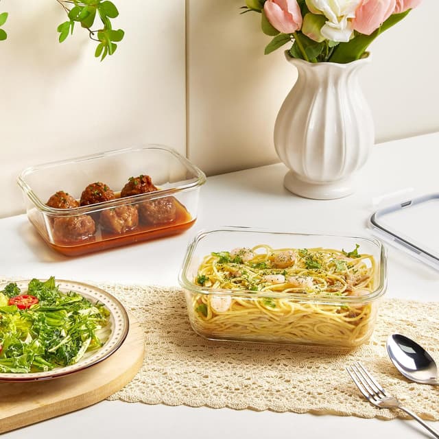 Thumbnail 4 de Vtopmart 2-Pack 1860ml Glass Storage Containers ⚙