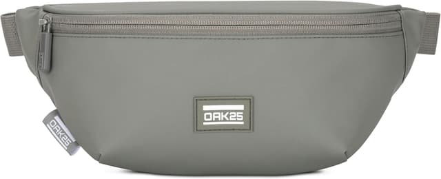 Detalle de OAK25 Marsupio Unisex Everyday Sling verde con tessuto idrorepellente e scomparto antifurto